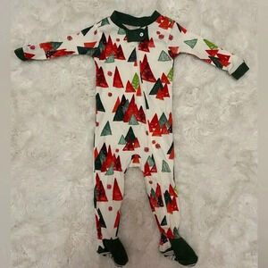 Burt’s Bees Baby Holiday Pajamas unisex, size 3-6 months